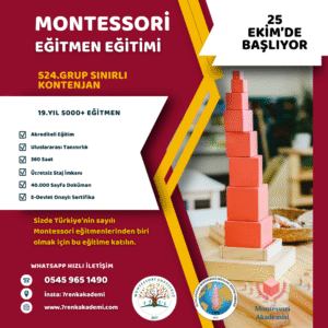 montessori eğitmen eğitimi