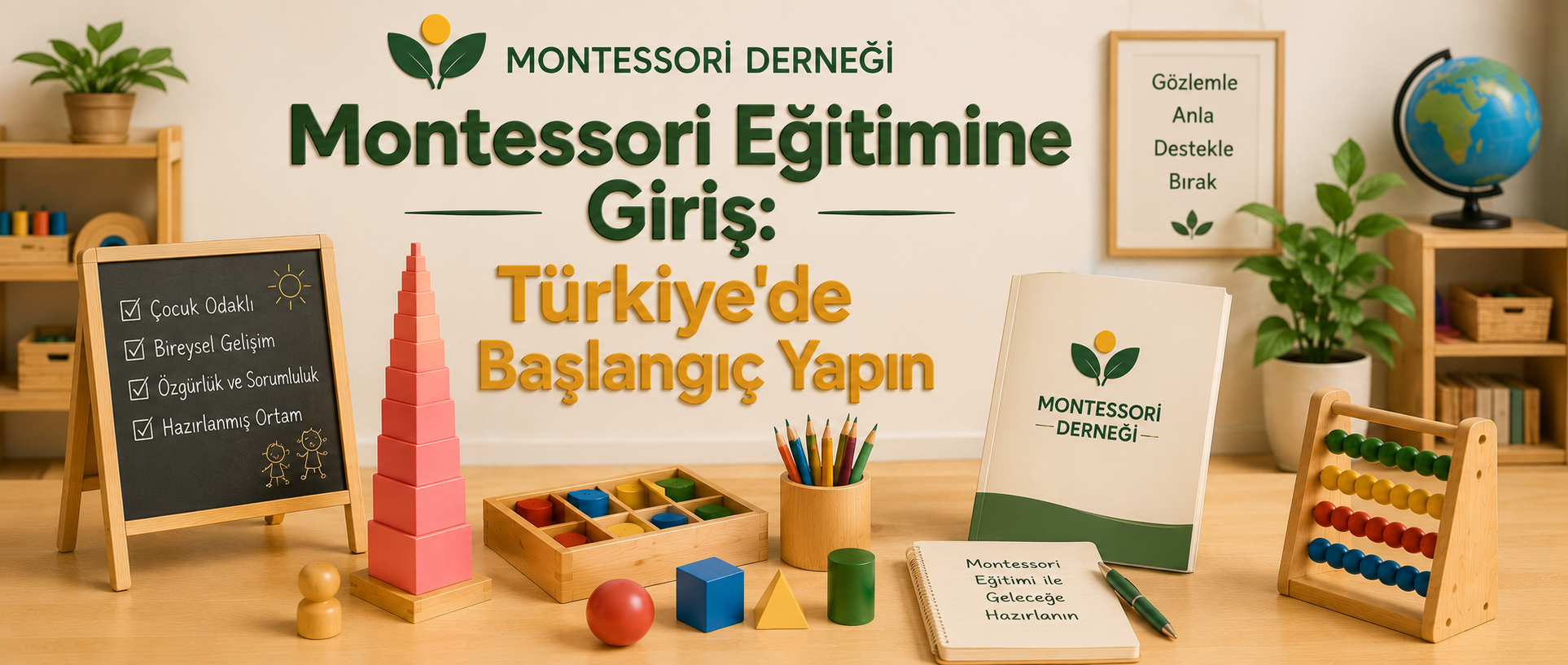 Montessori Derneği Montessori Eğitimine Giriş: Türkiye'de Başlangıç Yapın Montessori Eğitimine Giriş Türkiye'de Başlangıç Yapın