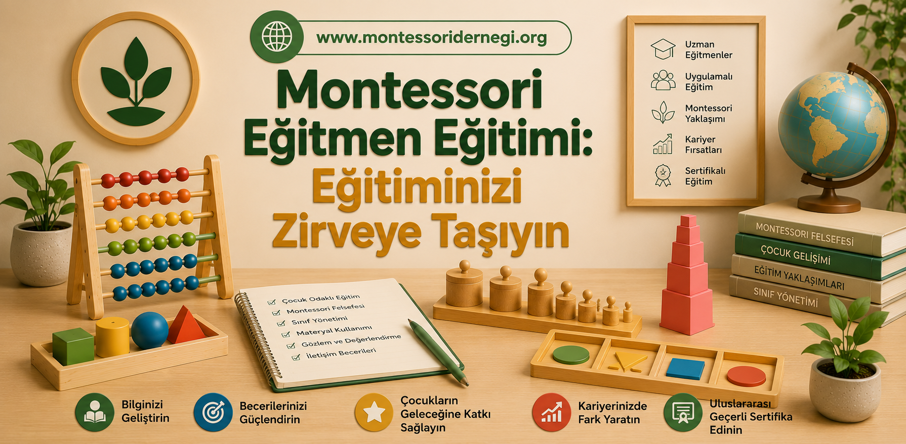 Montessori Eğitmen Eğitimi Eğitiminizi Zirveye Taşıyın