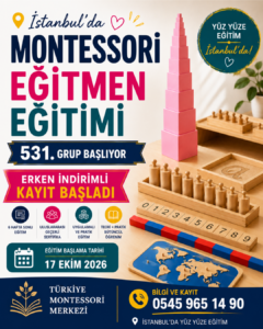 Montessori Derneği Montessori Eğitmen Eğitimi Montessori eğitmen eğitimi 2026 2027